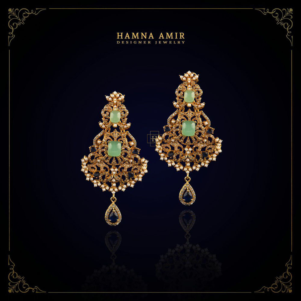 Hamna Amir. Earrings - Women's Designer Jewelry - Hamna Amir