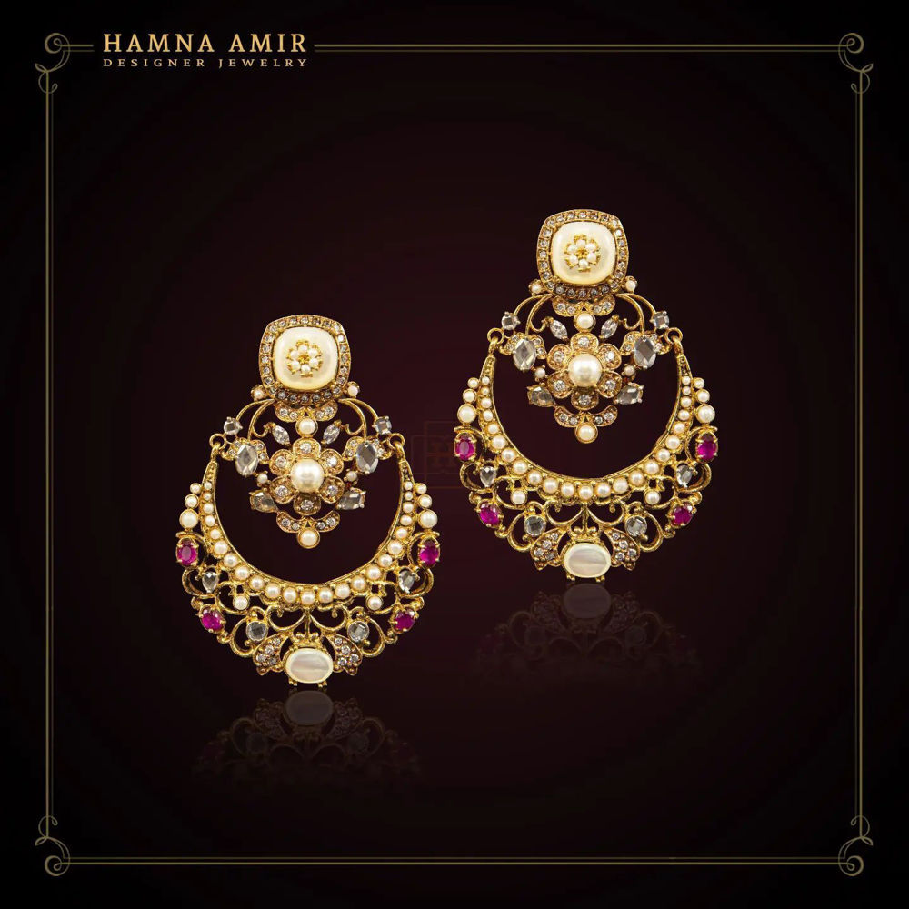 Hamna Amir. Earrings - Women's Designer Jewelry - Hamna Amir